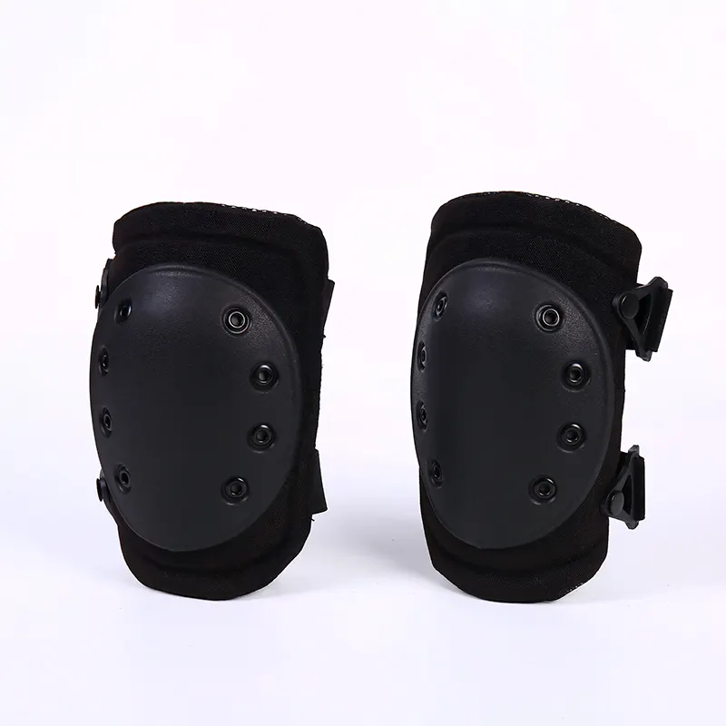 Miếng đệm đầu gối chiến thuật vỏ cứng đục lỗ hình bầu dục