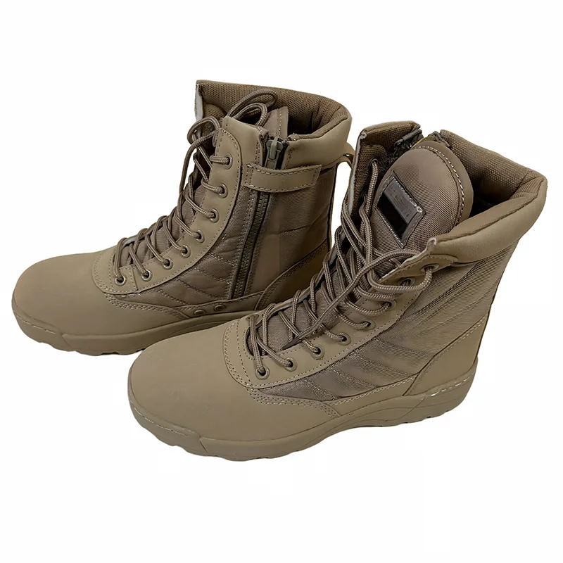 Giày chiến thuật Tan Side Zip